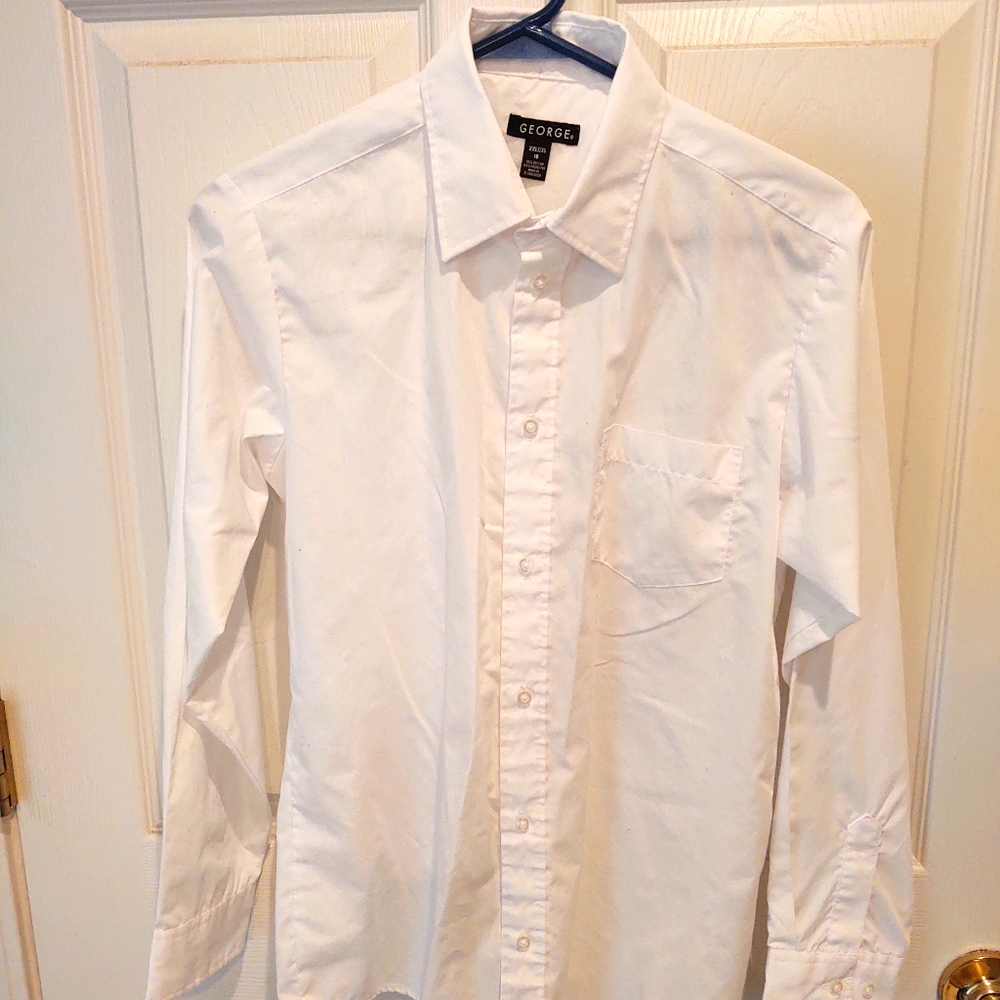 Boys George long sleeve dress shirt